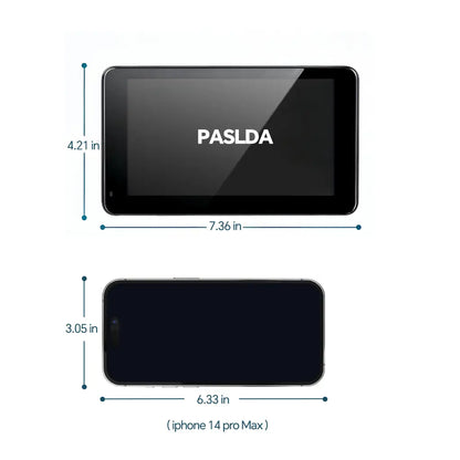 PASLDA 2026 Enhanced Wireless CarPlay Screen for Android and iPhone: The Premier Portable CarPlay Adapter for Effortless In-Car Entertainment