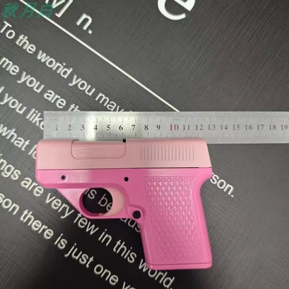 2024 New Clip Gun Type Butane Gas Lighter Three Capacity Cigarette Holder Windproof Jet Blue Flame Lighters Men'S Gifts (NO GAS)